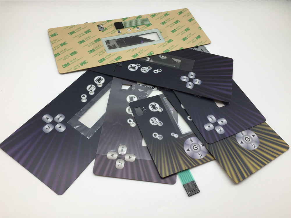 Custom Membrane Keypad with Colors Printing Type