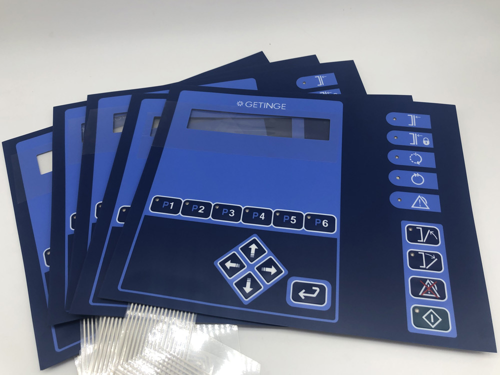 Illuminated LED Membrane Switch with LED Insert