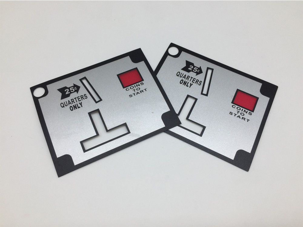 Transparent Red Window for PCB Membrane Overlay