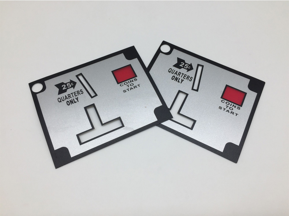 Transparent Red Window for PCB Membrane Overlay